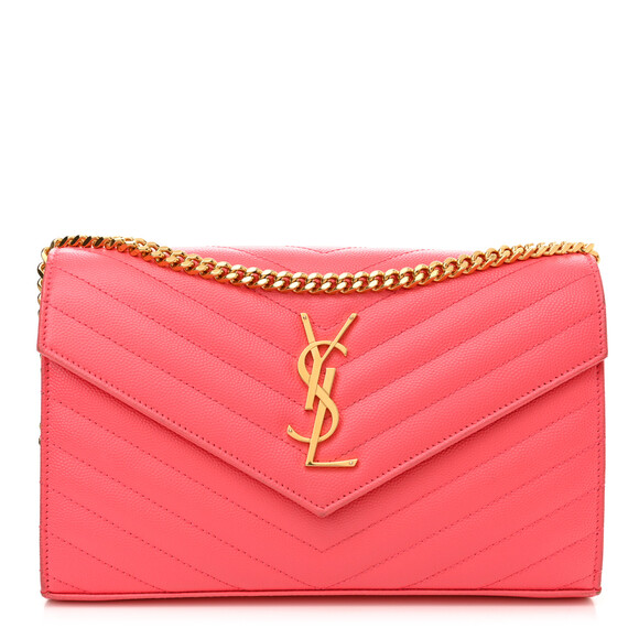 Saint Laurent Grain De Poudre Matelasse #186082S12 - Picture 1 of 14